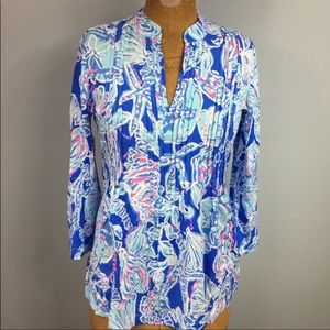 Lilly Pulitzer Sarasota Tunic, Bay Blue